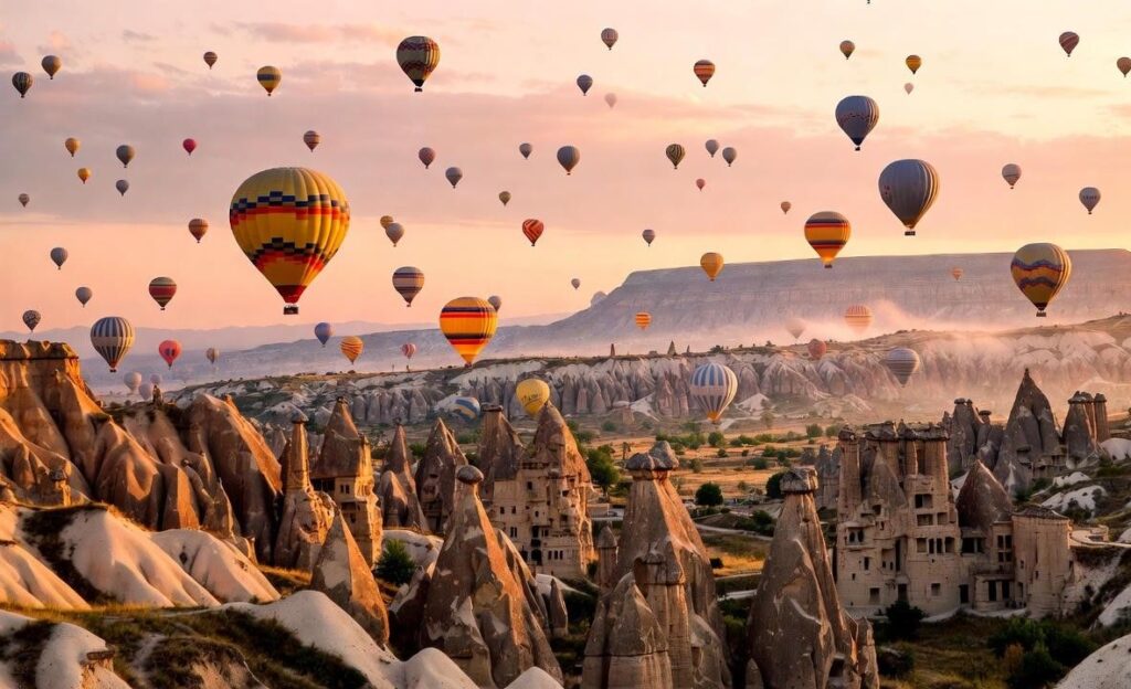 El amanecer entre cientos de globos: la experiencia de sobrevolar los valles de Capadocia 10 cappa 1